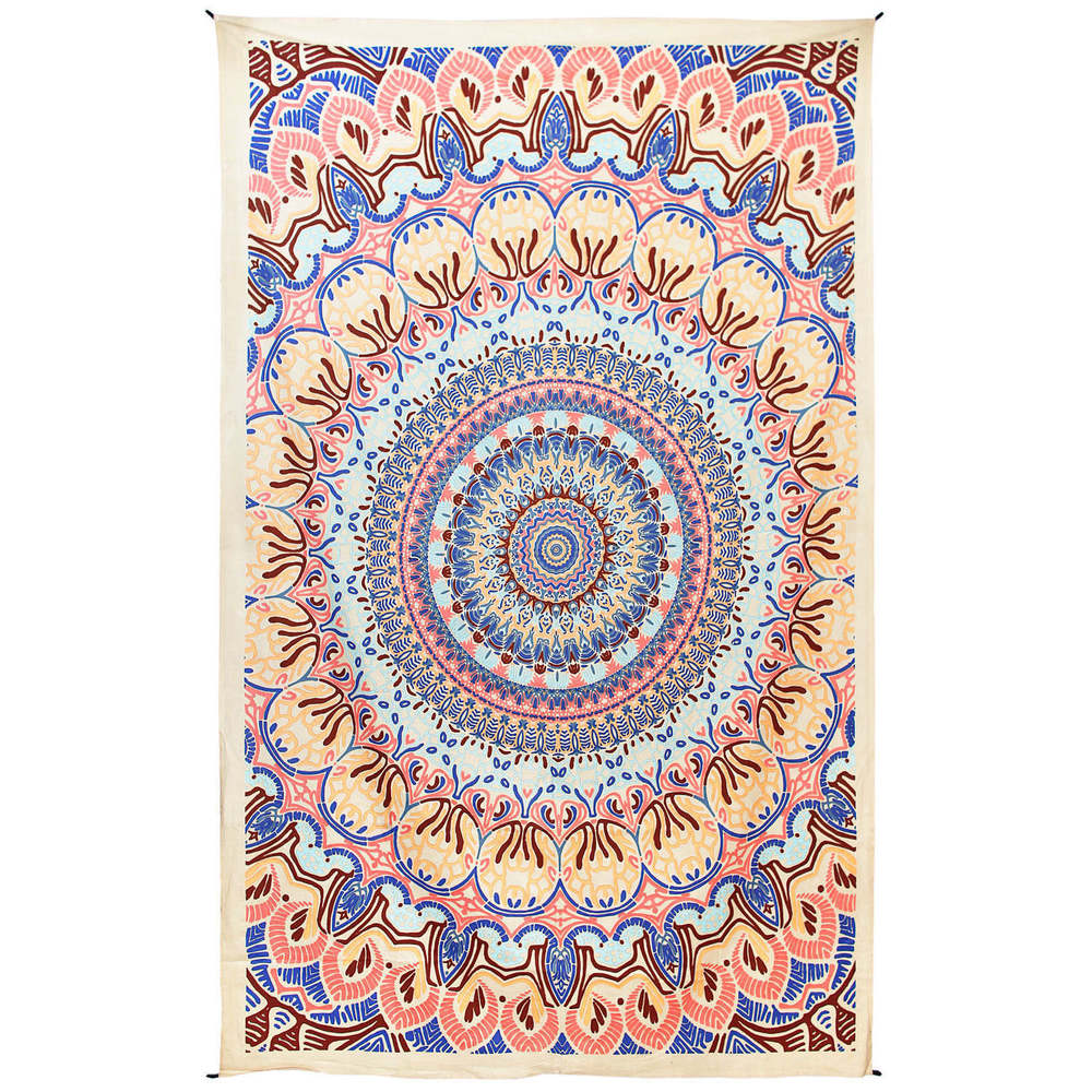 3D Faded Tone Origin Of Life Tapestry 60x90" by Sunshine Joy